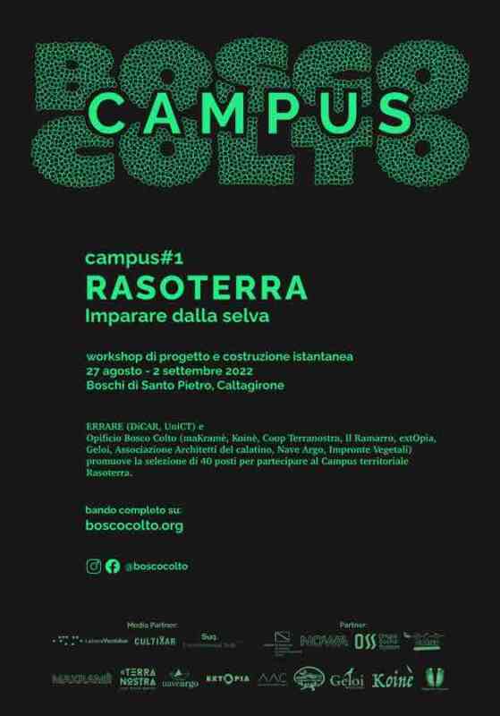Primo Campus “Rasoterra, Imparare dalla Selva” formazione nella creatività trasversale