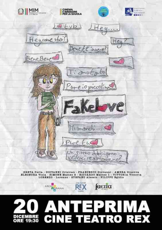 Giarre(CT): stasera al Cine Teatro Rex si proietta il corto ‘Fake Love’ realizzato da studenti sui pericoli del web